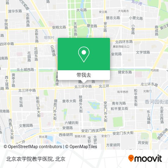 北京农学院教学医院地图