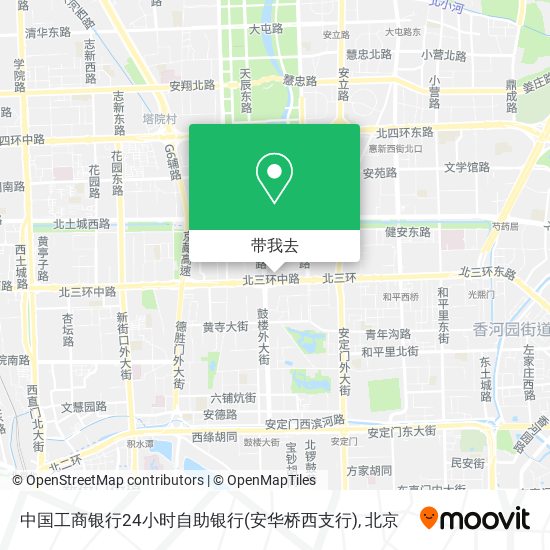 中国工商银行24小时自助银行(安华桥西支行)地图