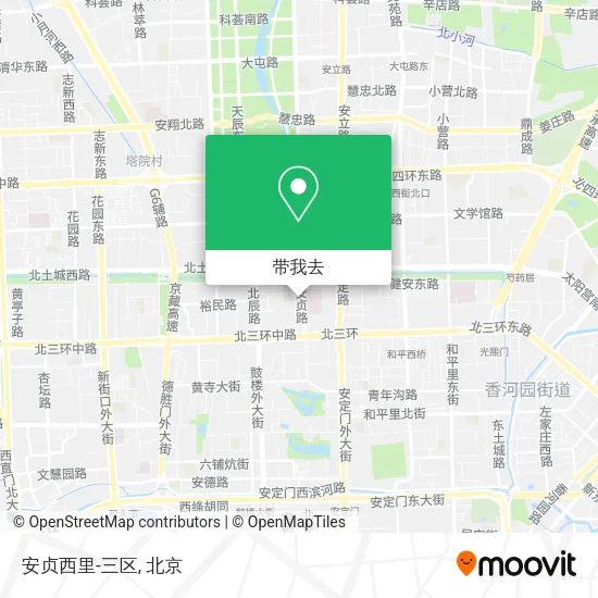 安贞西里-三区地图