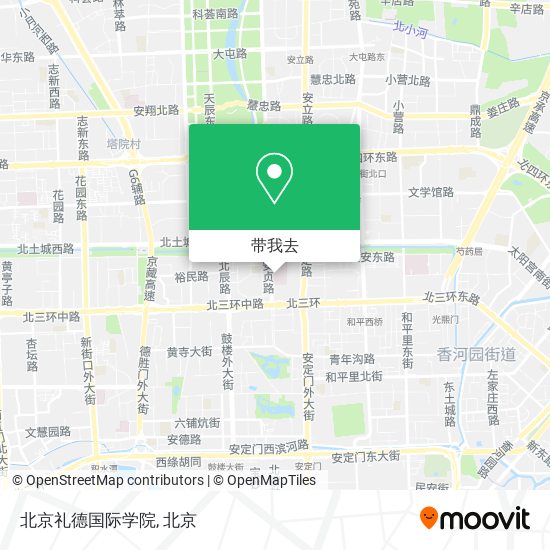 北京礼德国际学院地图