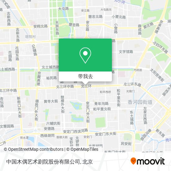 中国木偶艺术剧院股份有限公司地图