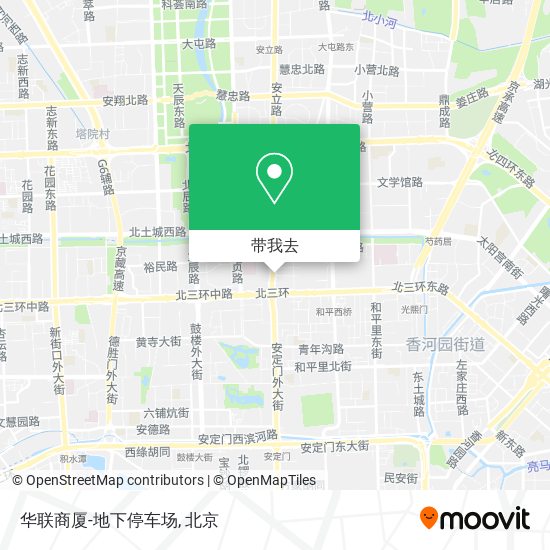 华联商厦-地下停车场地图