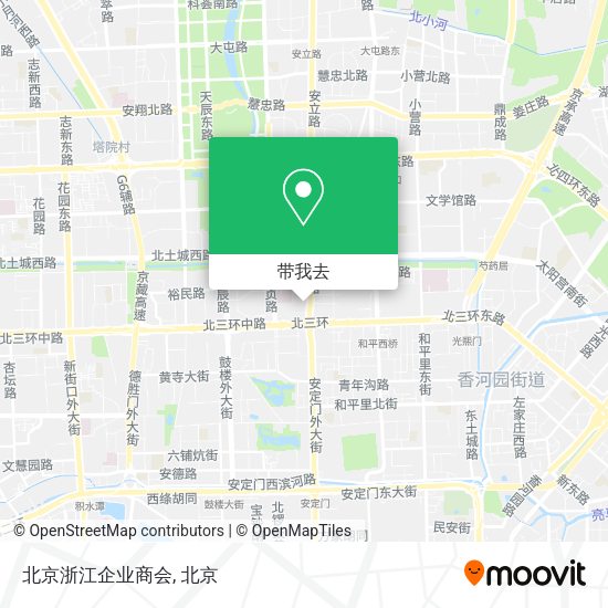 北京浙江企业商会地图