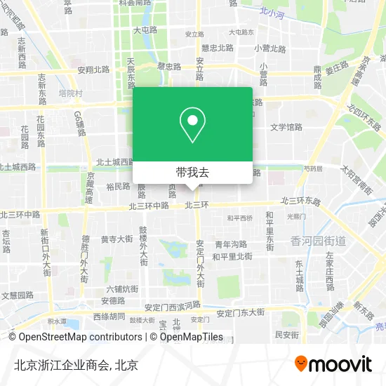 北京浙江企业商会地图