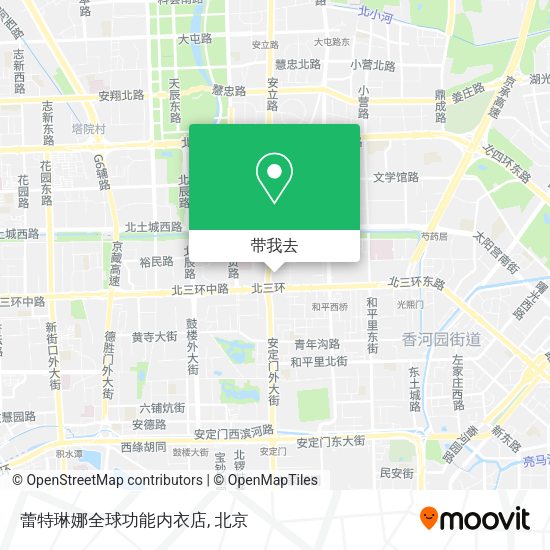 蕾特琳娜全球功能内衣店地图