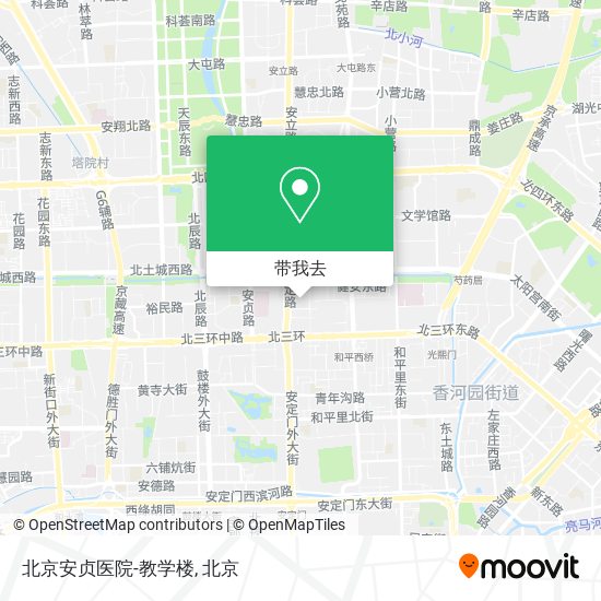 北京安贞医院-教学楼地图