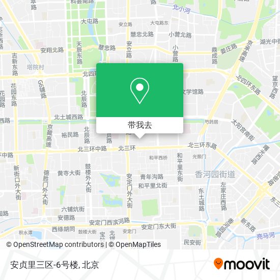 安贞里三区-6号楼地图