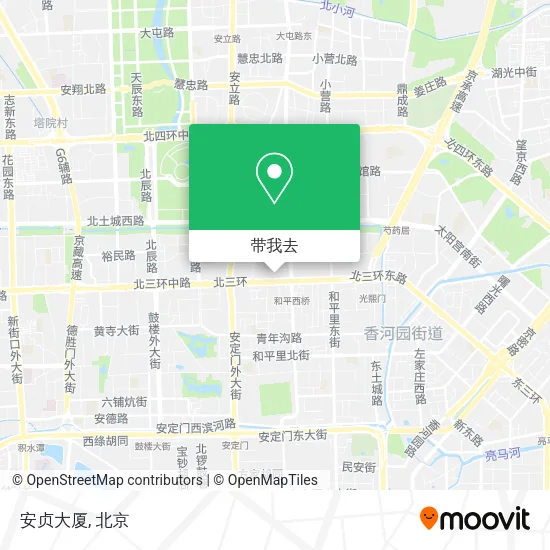 安贞大厦地图