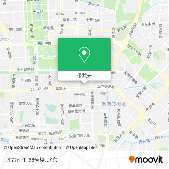 胜古南里-38号楼地图