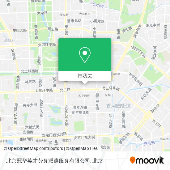 北京冠华英才劳务派遣服务有限公司地图