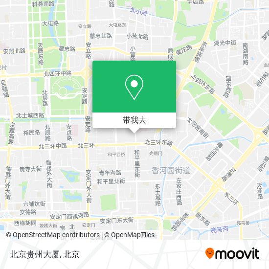 北京贵州大厦地图