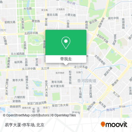 易亨大厦-停车场地图