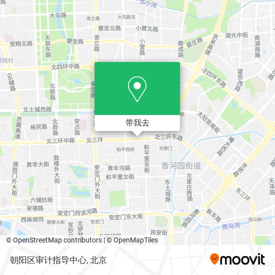 朝阳区审计指导中心地图
