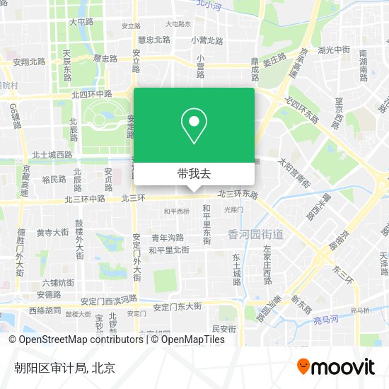 朝阳区审计局地图