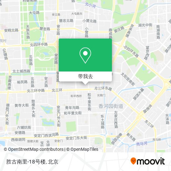 胜古南里-18号楼地图
