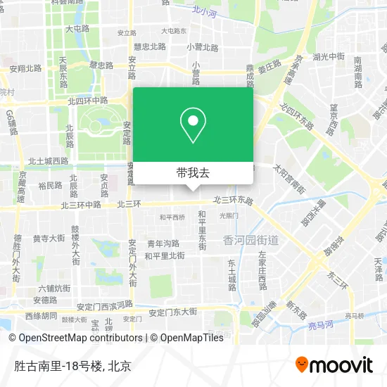 胜古南里-18号楼地图