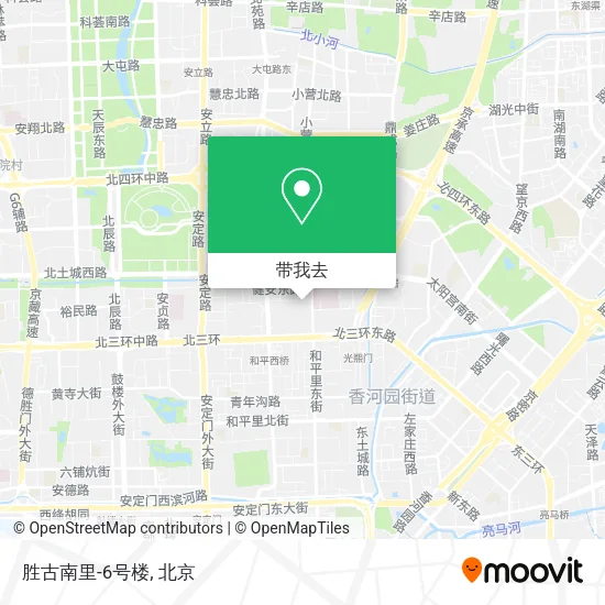 胜古南里-6号楼地图
