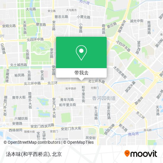 汤本味(和平西桥店)地图