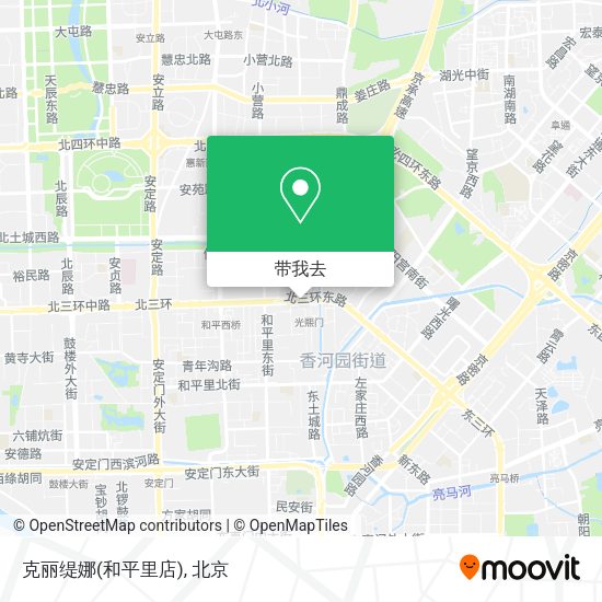 克丽缇娜(和平里店)地图