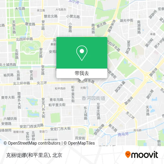 克丽缇娜(和平里店)地图