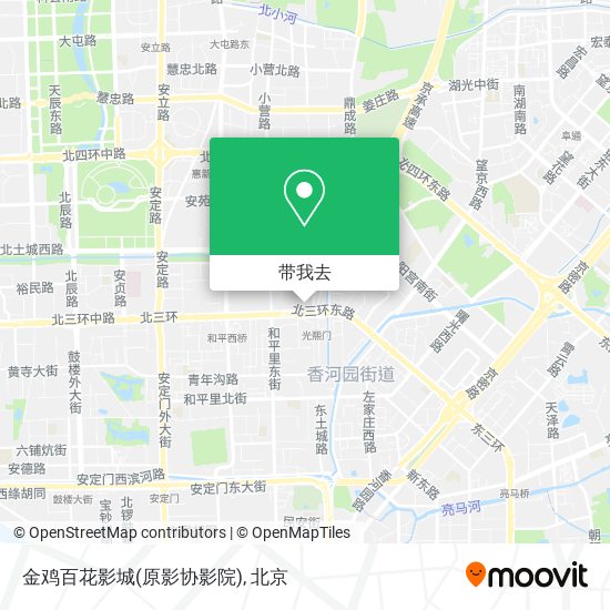 金鸡百花影城(原影协影院)地图