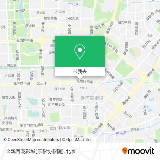 金鸡百花影城(原影协影院)地图