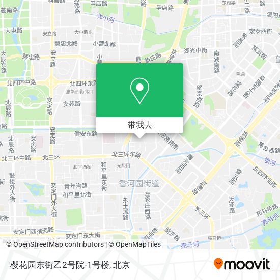 樱花园东街乙2号院-1号楼地图