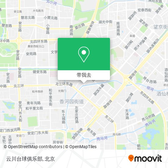 云川台球俱乐部地图