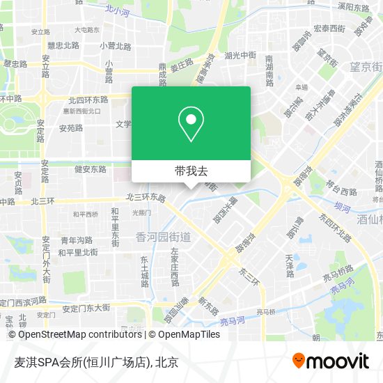 麦淇SPA会所(恒川广场店)地图