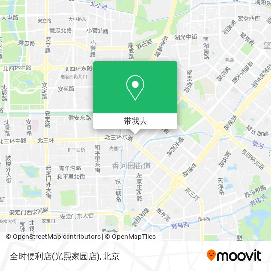 全时便利店(光熙家园店)地图
