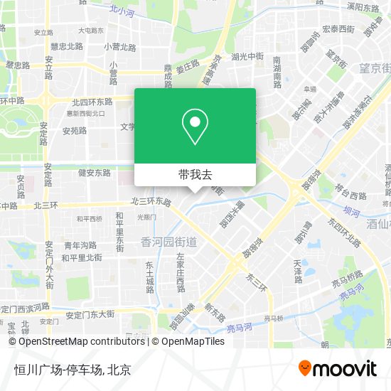 恒川广场-停车场地图