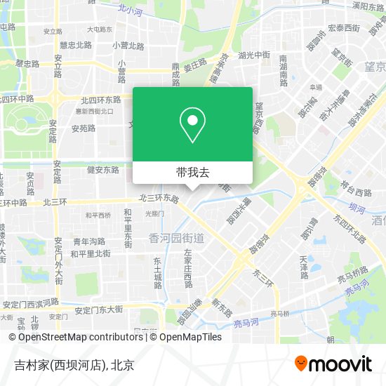 吉村家(西坝河店)地图