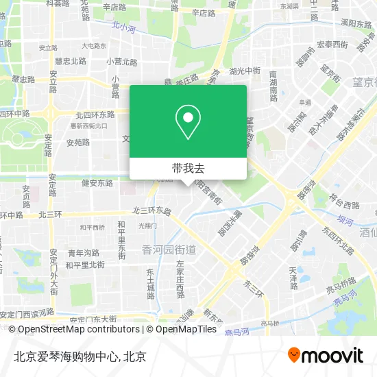 北京爱琴海购物中心地图