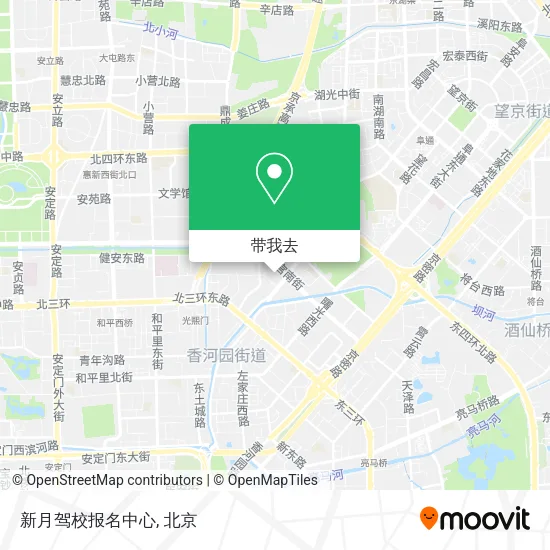 新月驾校报名中心地图