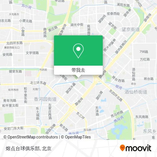 熔点台球俱乐部地图