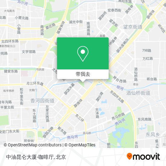 中油昆仑大厦-咖啡厅地图