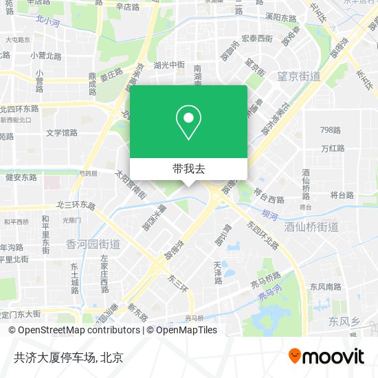 共济大厦停车场地图