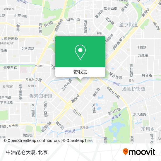 中油昆仑大厦地图