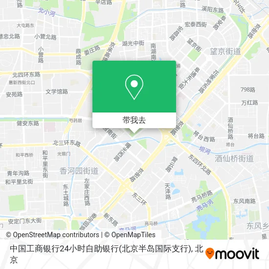 中国工商银行24小时自助银行(北京半岛国际支行)地图