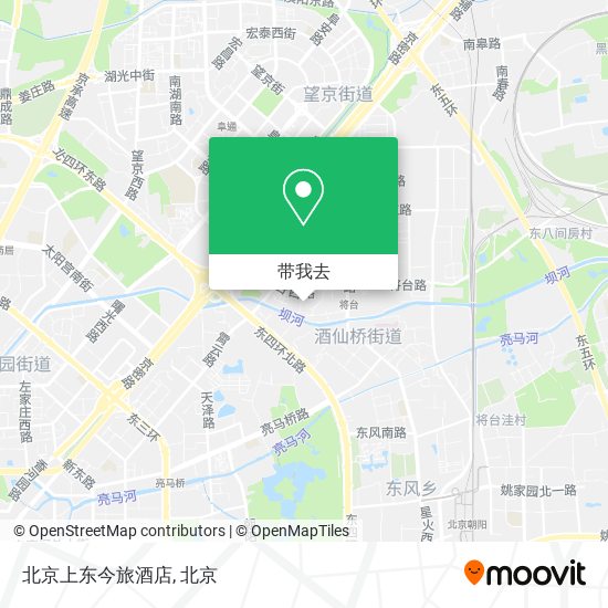 北京上东今旅酒店地图