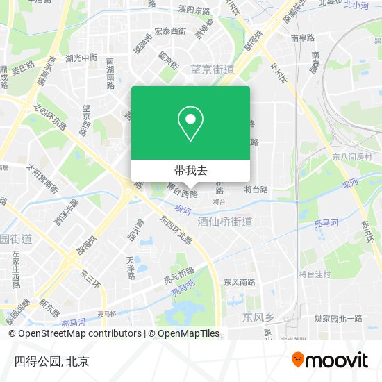 四得公园地图