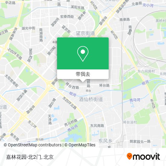 嘉林花园-北2门地图