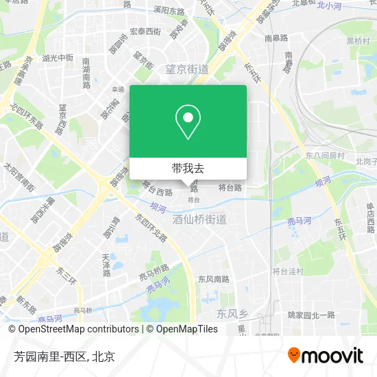 芳园南里-西区地图