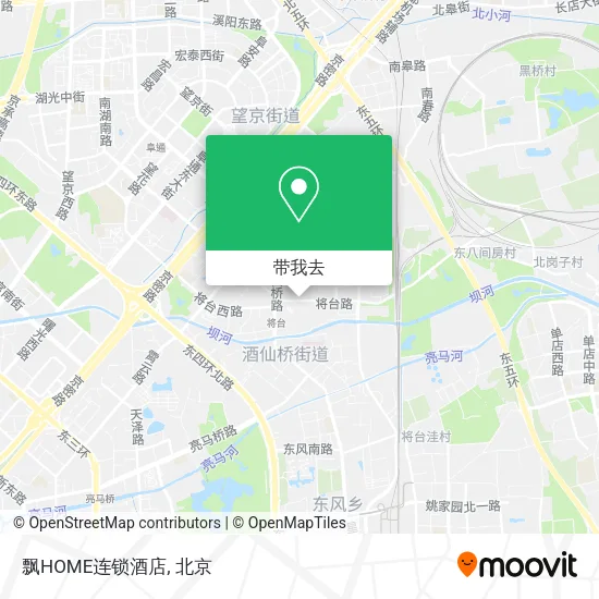 飘HOME连锁酒店地图