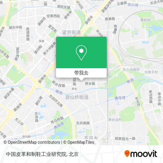 中国皮革和制鞋工业研究院地图