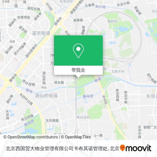 北京西国贸大物业管理有限公司卡布其诺管理处地图