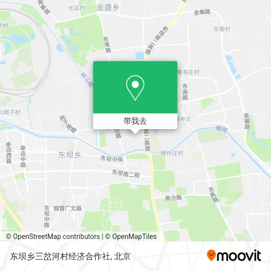 东坝乡三岔河村经济合作社地图