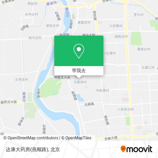 达康大药房(燕顺路)地图
