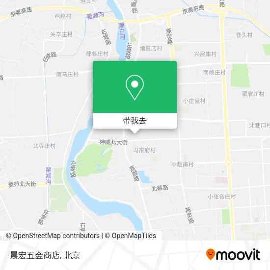 晨宏五金商店地图