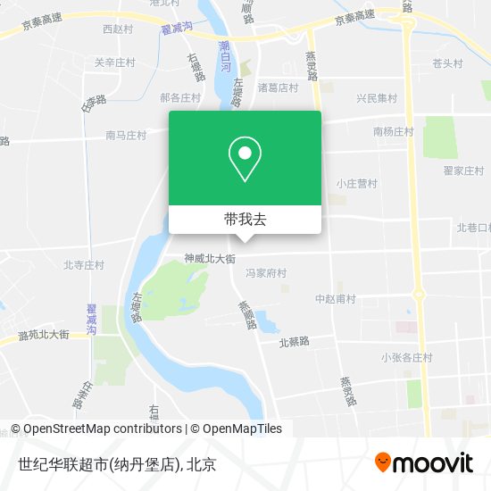 世纪华联超市(纳丹堡店)地图